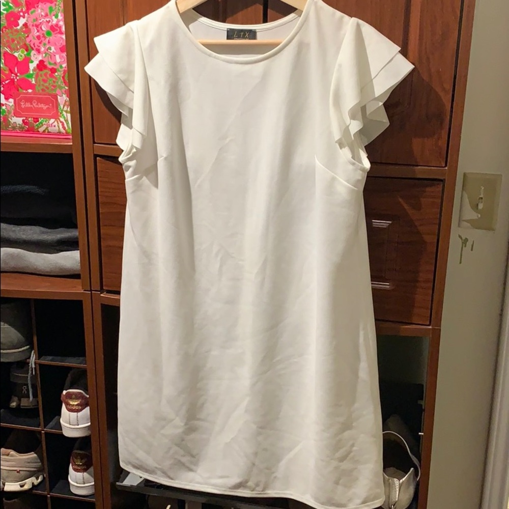 White boutique cocktail dress